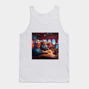 Pensioners as commercial aircrew Tank Top